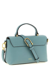 Blue Calfskin Handbag