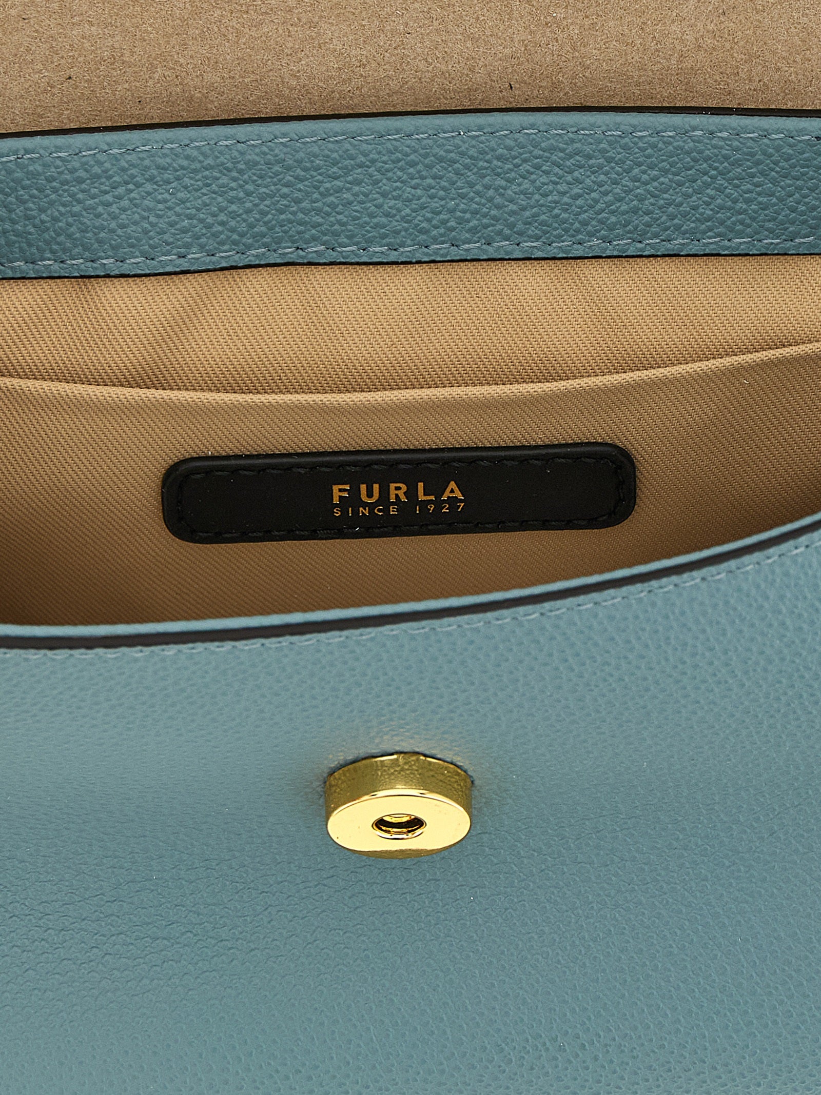 Blue Calfskin Handbag