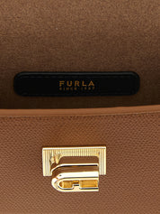 Furla Brown Calfskin Crossbody Bag