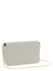 Furla Gray Calfskin Crossbody Bag