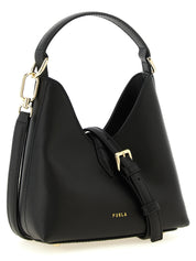 Furla Black Calfskin Handbag