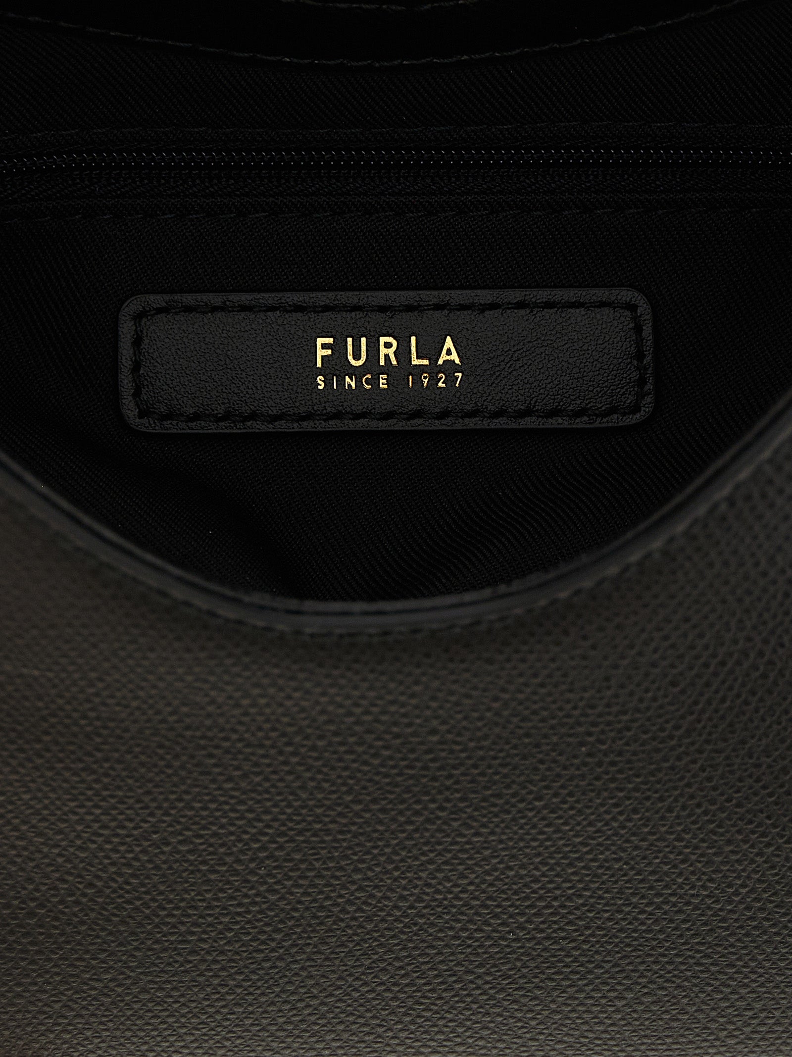 Furla Black Calfskin Handbag