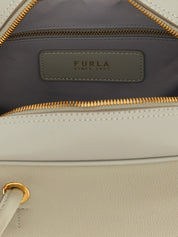 Furla Gray Calfskin Handbag