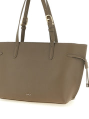 Furla Gray Calfskin Tote Bag