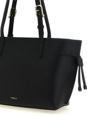 Furla Black Calfskin Tote Bag