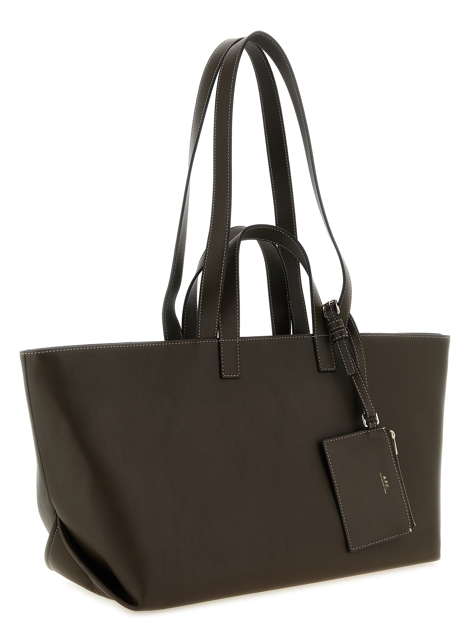 Brown Cowhide Tote Bag