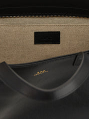 Black Cowhide Tote Bag