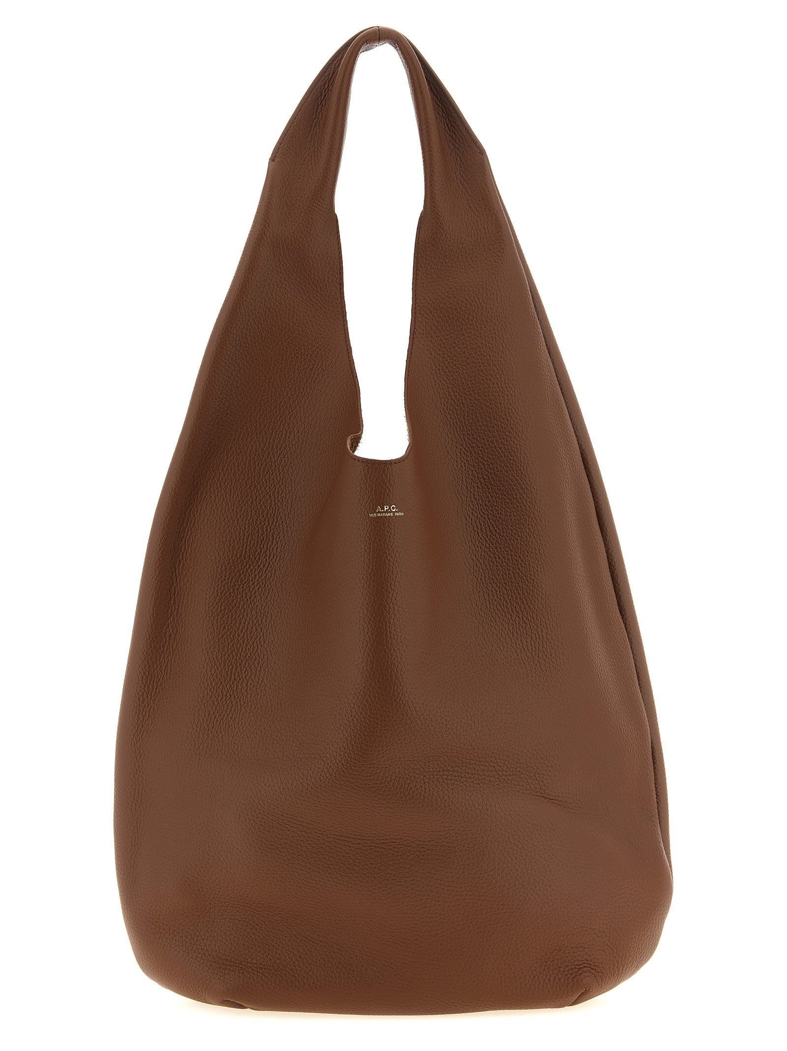 Brown Cowhide Shoulder Bag