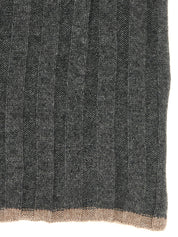 Brunello Cucinelli Gray Cashmere Scarf