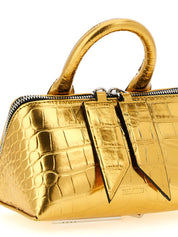 Gold Bovine Leather Handbag