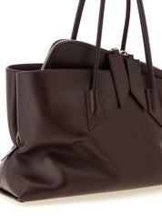 Purple Bovine Leather Shoulder Bag