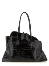 Brown Bovine Leather Shoulder Bag