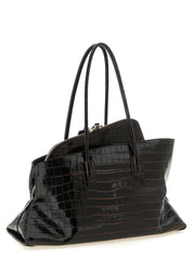 Brown Bovine Leather Shoulder Bag