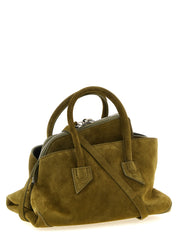 Bicolor Bovine Leather Handbag