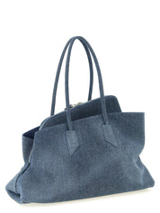 Blue Cotton Shoulder Bag