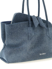 Blue Cotton Shoulder Bag