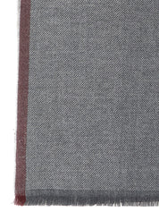 Brunello Cucinelli Gray Wool Scarf