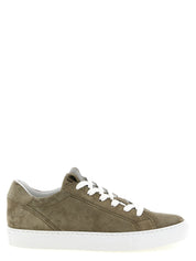 Brunello Cucinelli Gray Calfskin Low Top Sneakers