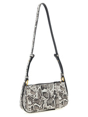 Gray Calfskin Crossbody Bag