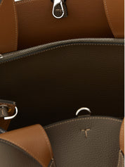 Gray Calfskin Handbag