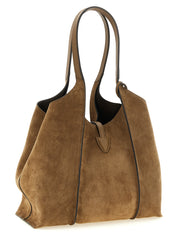 Brown Calfskin Tote Bag