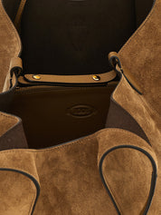 Brown Calfskin Tote Bag