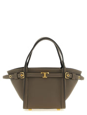 Gray Calfskin Tote Bag
