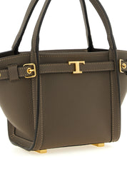 Gray Calfskin Tote Bag