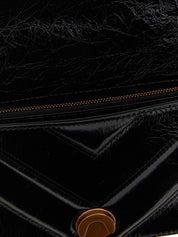 PINKO Black Calfskin Crossbody Bag