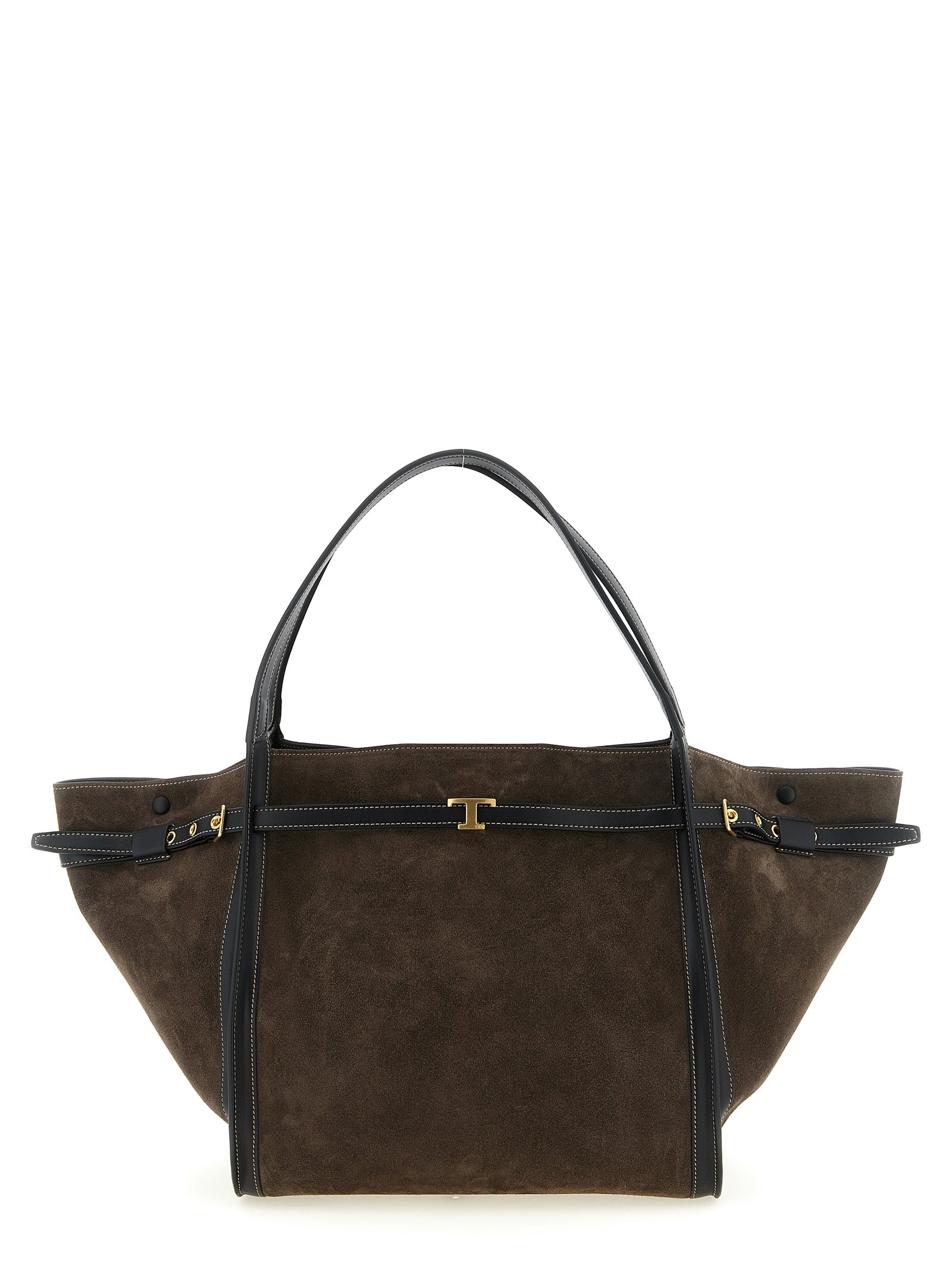 Brown Calfskin Tote Bag