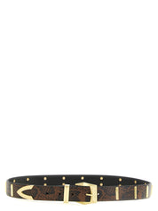 Gray Calfskin Regular Belt