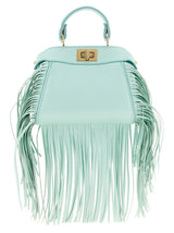 Fendi Bicolor Lamb Leather Handbag