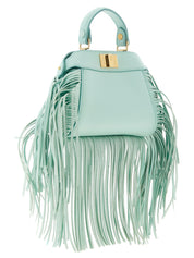 Fendi Bicolor Lamb Leather Handbag