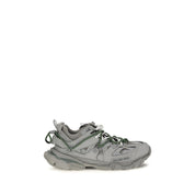 Gray Polyethylene Athletic Sneakers