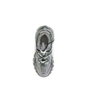 Gray Polyethylene Athletic Sneakers