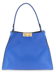 Blue Calfskin Handbag