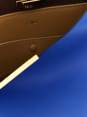 Blue Calfskin Handbag