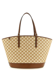 Brown Cotton Handbag