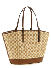 Brown Cotton Handbag