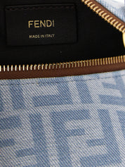 Blue Cotton Handbag