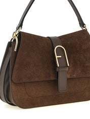 Furla Brown Calfskin Handbag