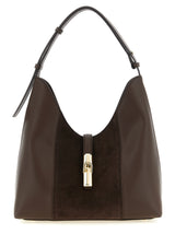Furla Brown Calfskin Shoulder Bag