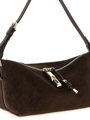 Furla Brown Calfskin Shoulder Bag