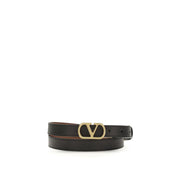 Valentino Garavani Black Lamb Ovis Aries Regular Belt