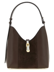 Furla Brown Calfskin Shoulder Bag