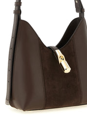 Furla Brown Calfskin Shoulder Bag