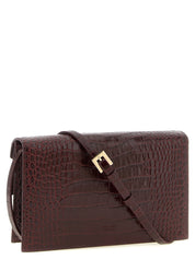 Bordeaux Calfskin Clutch Bag