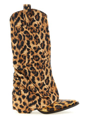 Brown Cowhide Chelsea Boots