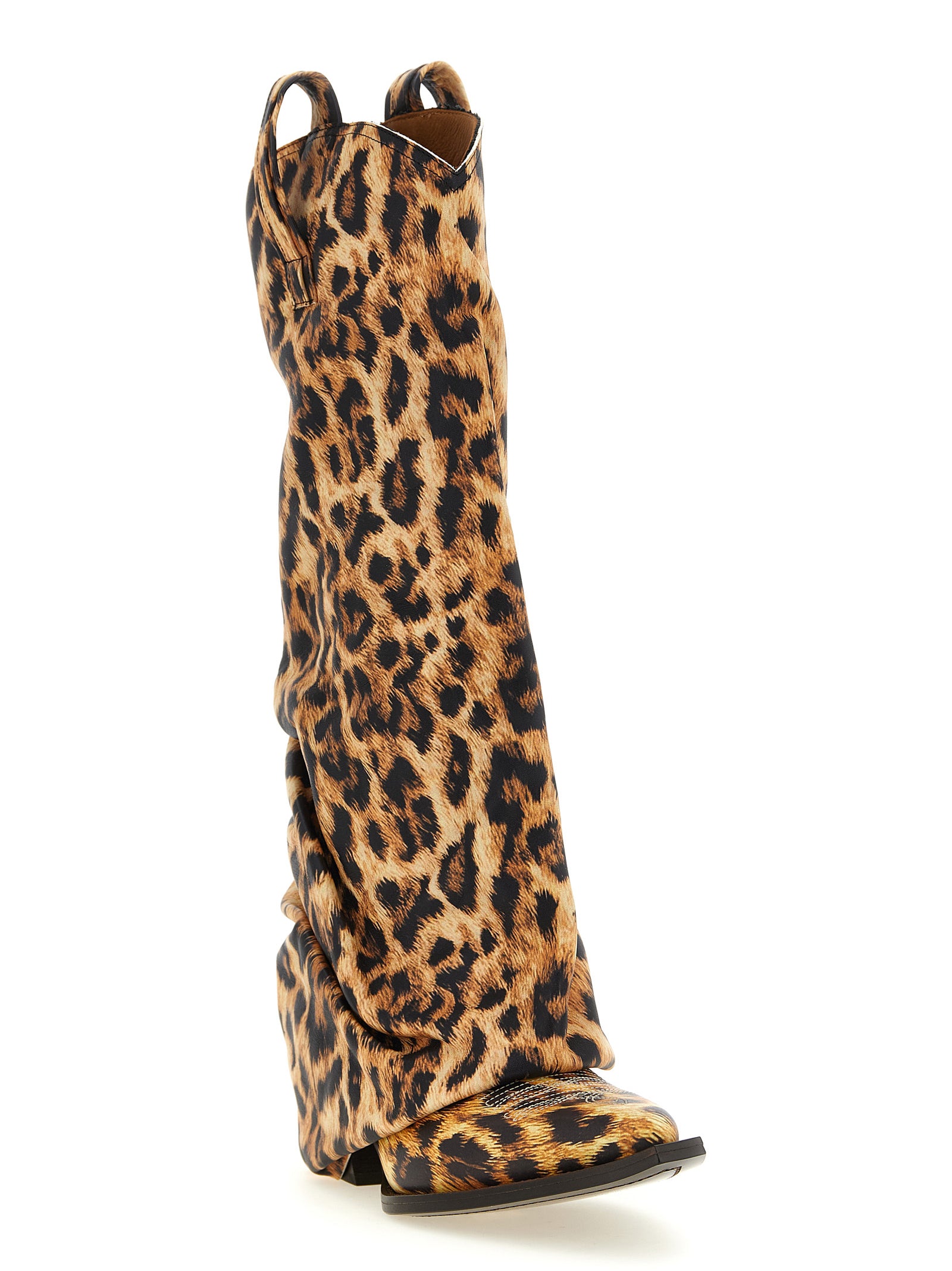 Brown Cowhide Chelsea Boots