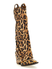 Brown Cowhide Chelsea Boots